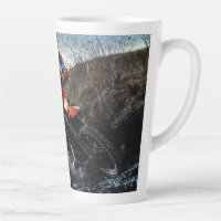 Dirt bike rider throw pillow