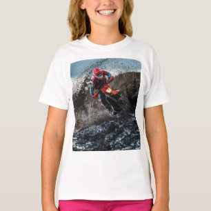 Dirt bike rider throw pillow T-Shirt
