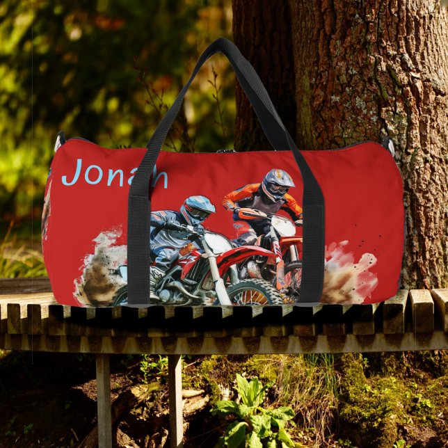 Dirt Bike Riders Motocross Racing Duffle Bag (Creator Uploaded)