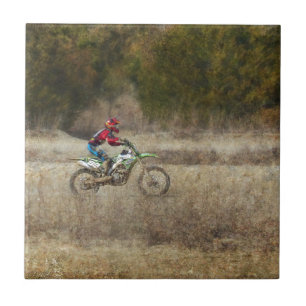 Dirt Bike Riding Tile