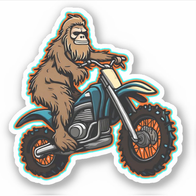 Dirt bike Sasquatch (Front)
