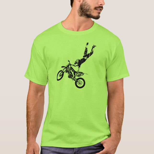 Dirt Bike Superman T-Shirt (Front)