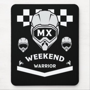 Dirt Bike Weekend Warrior Motocross Rider Mouse Pad