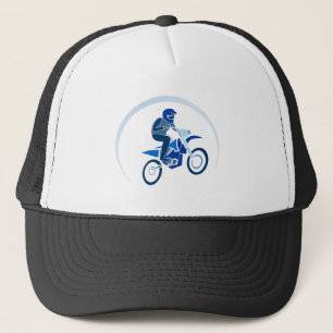 Dirt Biker Vector Biking Trucker Hat