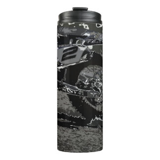 Dirt Biking (Black & White) Thermal Tumbler