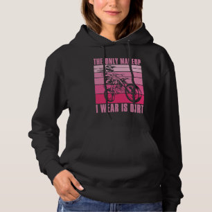 Dirt Biking Sister Makeup Mx Bike I Sparkle Even I Hoodie