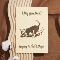 Dirt Digging Dogs - Happy Father's Day dog dad..