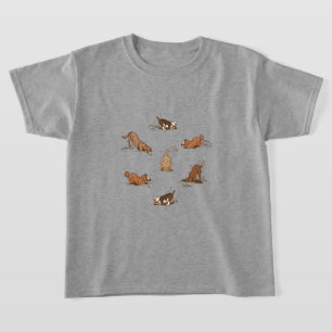 Dirt Digging Dogs - on a beach vacation.   T-Shirt