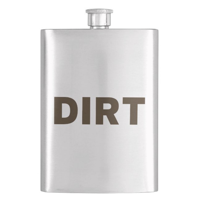Dirt Hip Flask (Front)