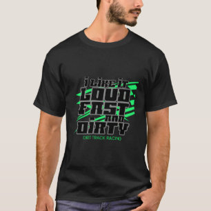 Dirt Modified Racing Sprint Car Dirt Track Racing T-Shirt