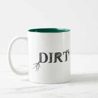 Dirt Nerd - Proud Urban Farmer Two-Tone Coffee Mug