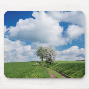 Dirt Road and Apple Trees Mouse Pad