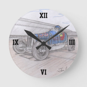 DIRT TRACK RACER clock