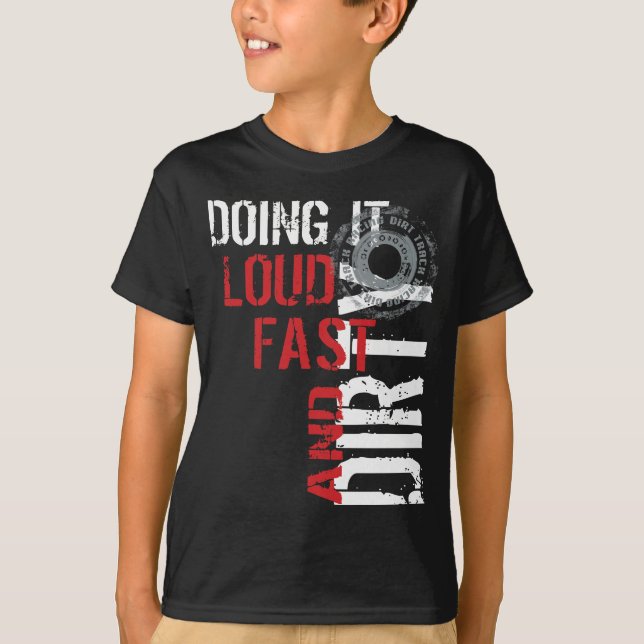 Dirt Track Racing Apparel T-Shirt (Front)