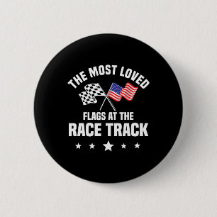 Dirt Track Racing Automobile Race American Indepen 6 Cm Round Badge