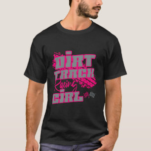 Dirt Track Racing Girl Sprint Car Racing T-Shirt