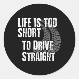 Dirt Track Racing Quote Dirt Car Modified Late Mod Classic Round Sticker