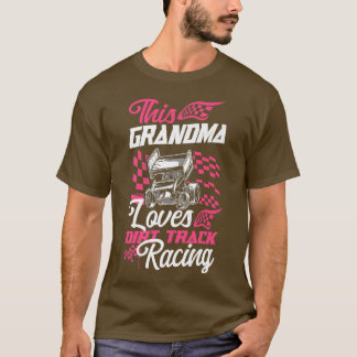 Dirt Track Racing Race Sprint Car Grandma Premium T-Shirt