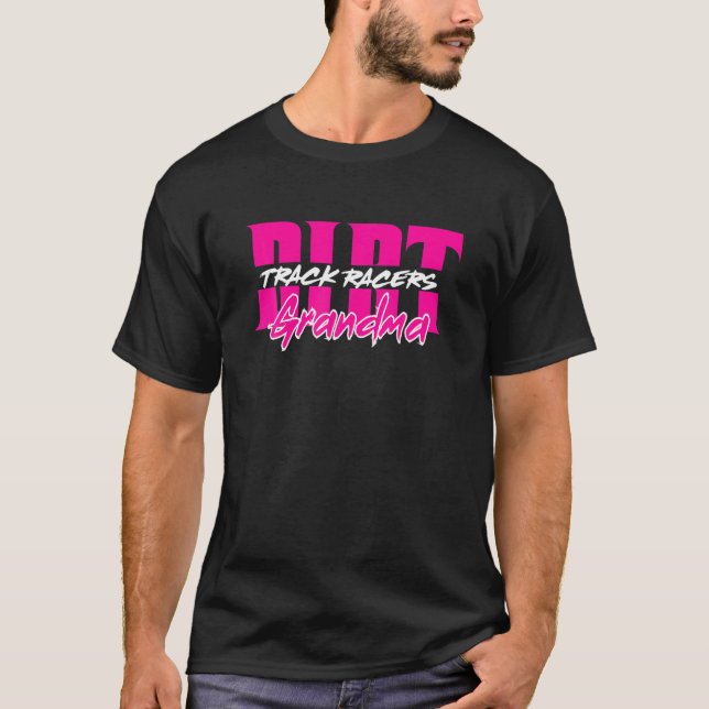 Dirt Track Racing Racers Grandma Sprint Car Racing T-Shirt (Front)