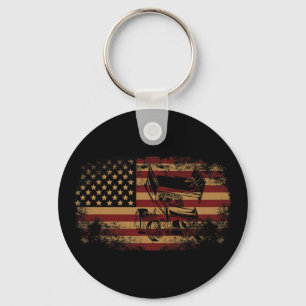 Dirt Track Racing Sprint Car Vintage Usa American Key Ring