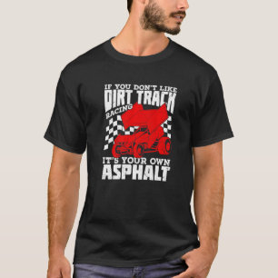 Dirt Track Racing Winged Sprint Car Premium T-Shirt