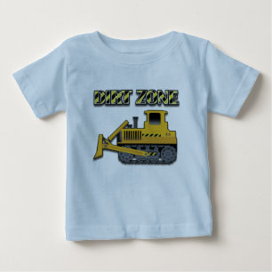 Dirt Zone (Bulldozer) - Baby Fine Jersey T-Shirt