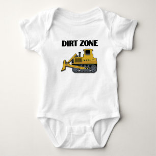 Dirt Zone (Bulldozer) - Baby Jersey Bodysuit Bodysuit