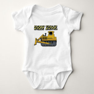 Dirt Zone (Bulldozer) - Baby Jersey Bodysuit Bodysuit
