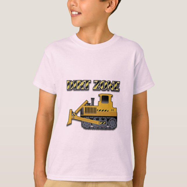 Dirt Zone (Bulldozer) - Kids' Basic T-Shirt (Front)