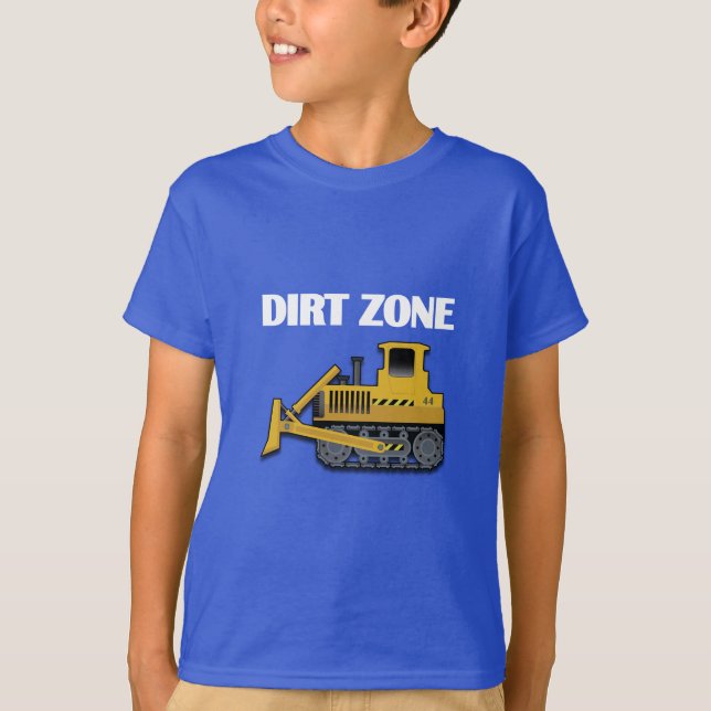 Dirt Zone (Bulldozer) - Kids' Basic T-Shirt (Front)