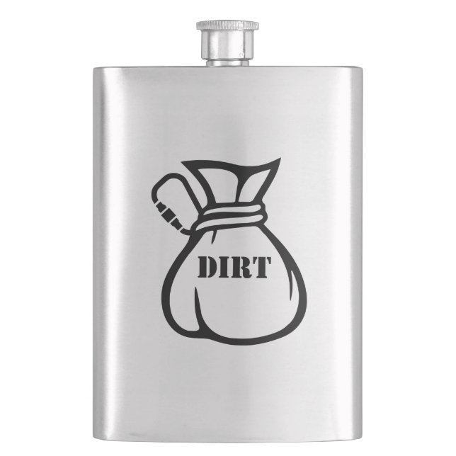Dirtbag Climber Hip Flask (Front)