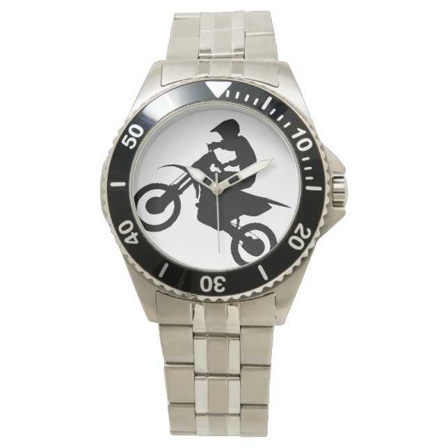 DIRTBIKE WATCH (black) (Front)