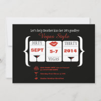 Dirty 30th Vegas Birthday Slot Machine