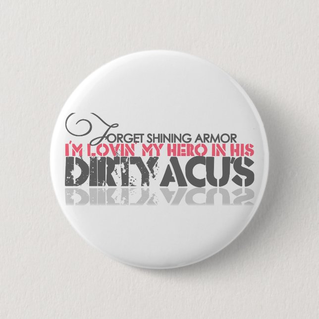 Dirty ACU's 6 Cm Round Badge (Front)