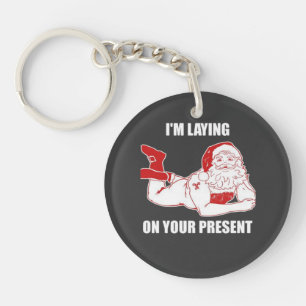 Dirty Bad Naughty Santa  Key Ring