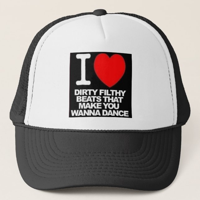 dirty beats trucker hat (Front)