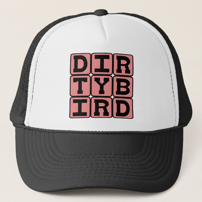 Dirty Bird, Cocktail Trucker Hat (Front)