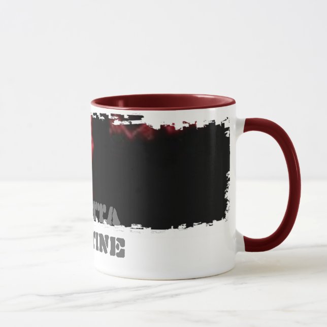 Dirty Border Ringer Mug (Right)