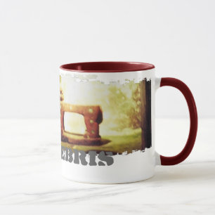 Dirty Border Ringer Mug