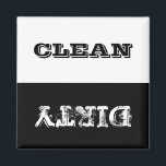 Dirty Clean Customised Dishwasher Magnet<br><div class="desc">Dirty/Clean Dishwasher Magnet. Who has time to check every day what is inside the dishwasher? Place this simple elegant, modern looking magnet on your dishwasher to make your life easy. It will tell you if the dishes are dirty or clean. It will serve as a quick reminder when you need...</div>