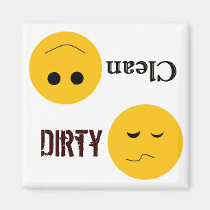 Dirty Clean Dish Washer Magnet