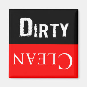Dirty Clean Dishwaser Magnet