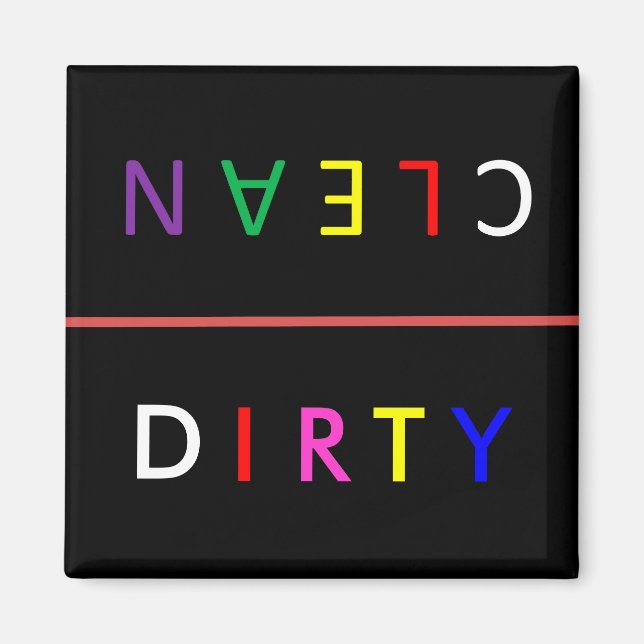 Dirty-Clean Dishwasher magnet (Front)