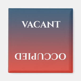 Dirty Clean Vacant Occupied Magnet