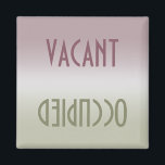 Dirty Clean | Vacant Occupied Magnet<br><div class="desc">Dirty/Clean or Vacant/Occupied Dishwasher Magnet. Warns others about the dishwasher status. Place this simply elegant, modern-looking magnet on your dishwasher to make your life easy. It will tell you if the dishes are dirty or clean. It will serve as a quick reminder when you need to run the machine and...</div>