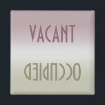Dirty Clean | Vacant Occupied Magnet<br><div class="desc">Dirty/Clean or Vacant/Occupied Dishwasher Magnet. Warns others about the dishwasher status. Place this simply elegant, modern-looking magnet on your dishwasher to make your life easy. It will tell you if the dishes are dirty or clean. It will serve as a quick reminder when you need to run the machine and...</div>