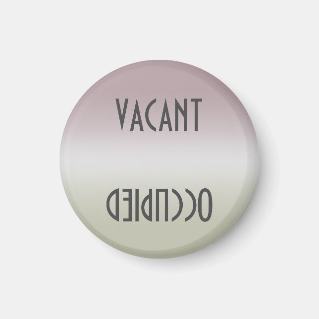 Dirty Clean | Vacant Occupied Magnet (Front)