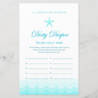 Dirty Diaper - Baby Shower Game