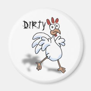 DIRTY  dishwasher (sad chicken) Magnet