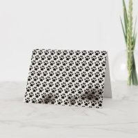 dirty dog paw prints birthday